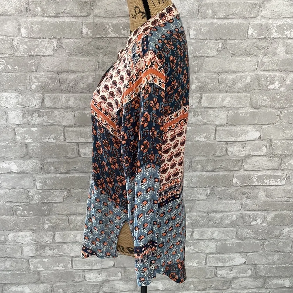 Free People One Samba Mix Button Down Shirt - Image 3