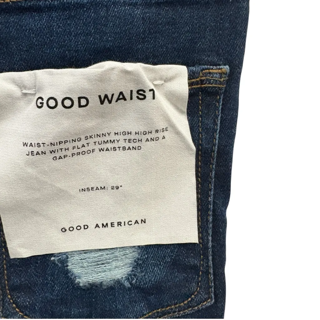 NEW Good American Good Waist High Waist Skinny Jeans Size 26 US 2 - Image 10