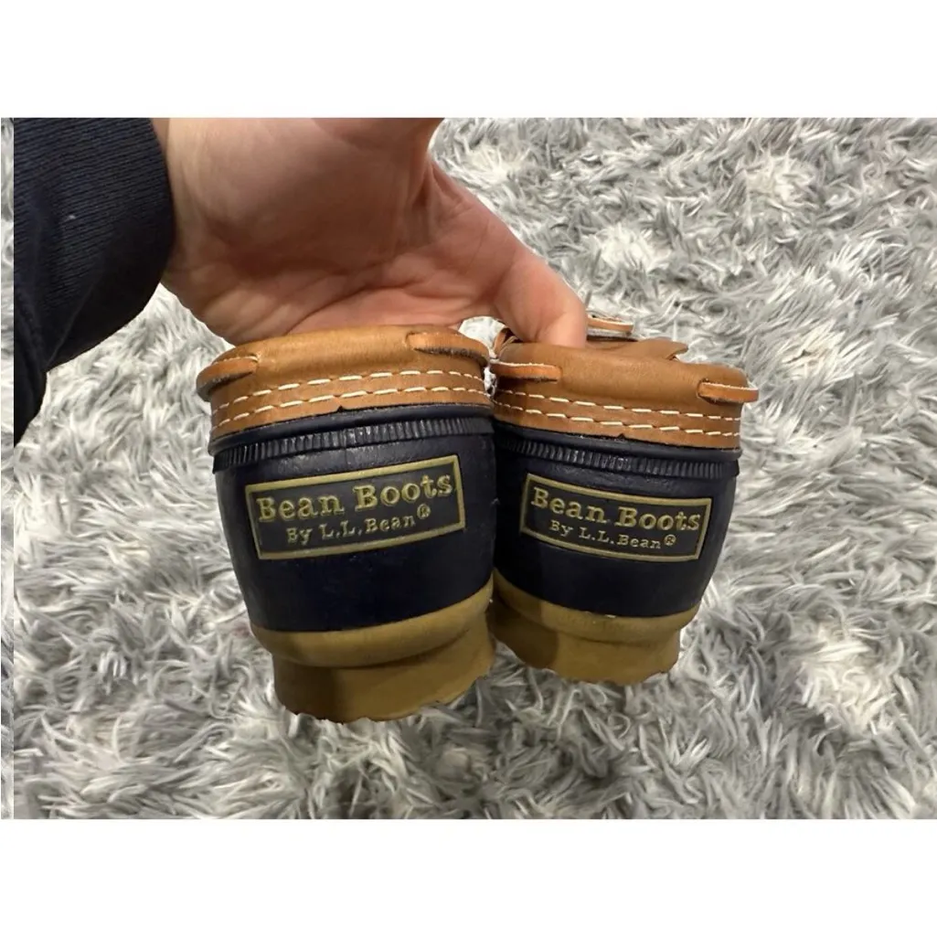 LL Bean Boots wide Brown Leather Low Top Waterproof Classic Women's 9 175067 Tan - Image 6