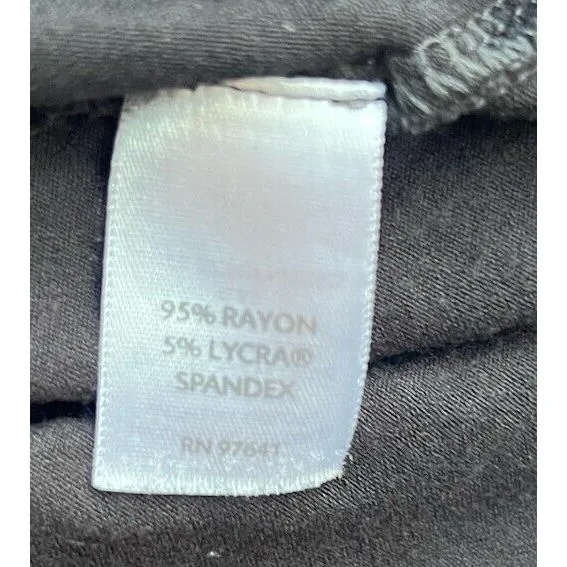 J. Jill JJILL knit blouse tunic women's Size Large black soft comfortable trendy - Image 4