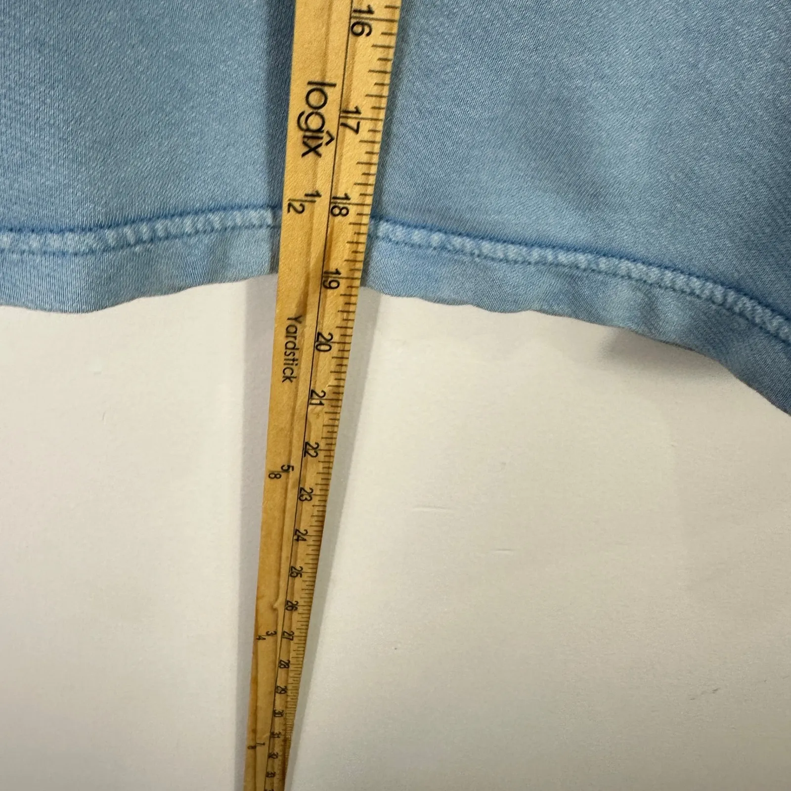 J Jill Cotton Skirt M Tall Blue Coastal Grandma Minimalist Beachy Capsule Size M - Image 5