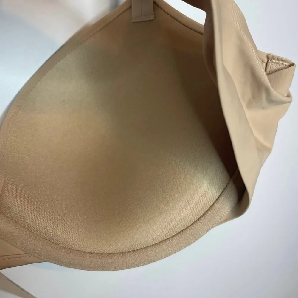 NWT Oysho Bra 32C Tan Padded Molded Lined Undewire Comfort Feminine Intimates - Image 9