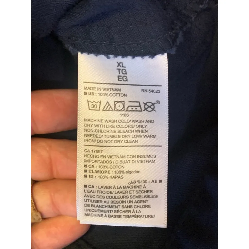 Old Navy Barn Jacket XL Blue Zip Up - Image 3