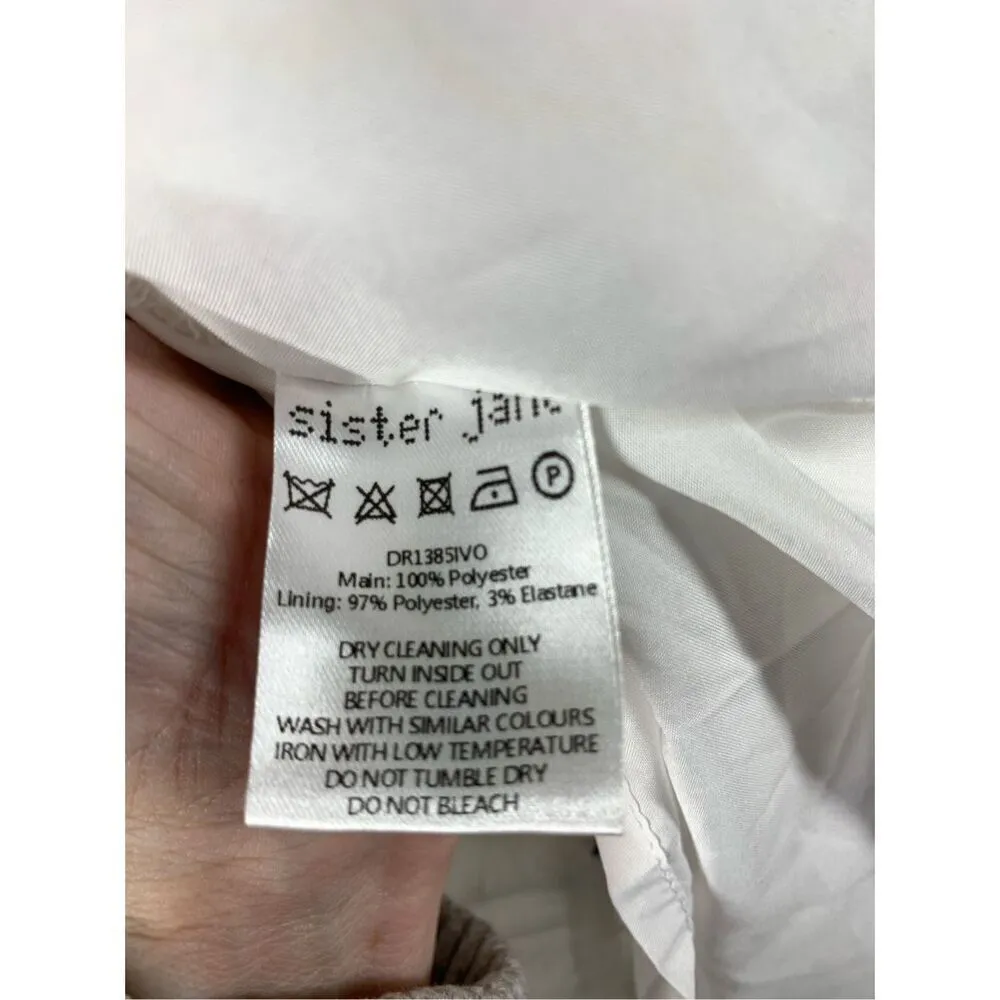 Sister Jane almond blossom midi dress size small Blue - Image 5