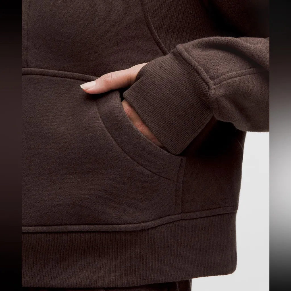 NWT Scuba Oversized Half-Zip Hoodie/ Espresso & Xs/s - Image 5