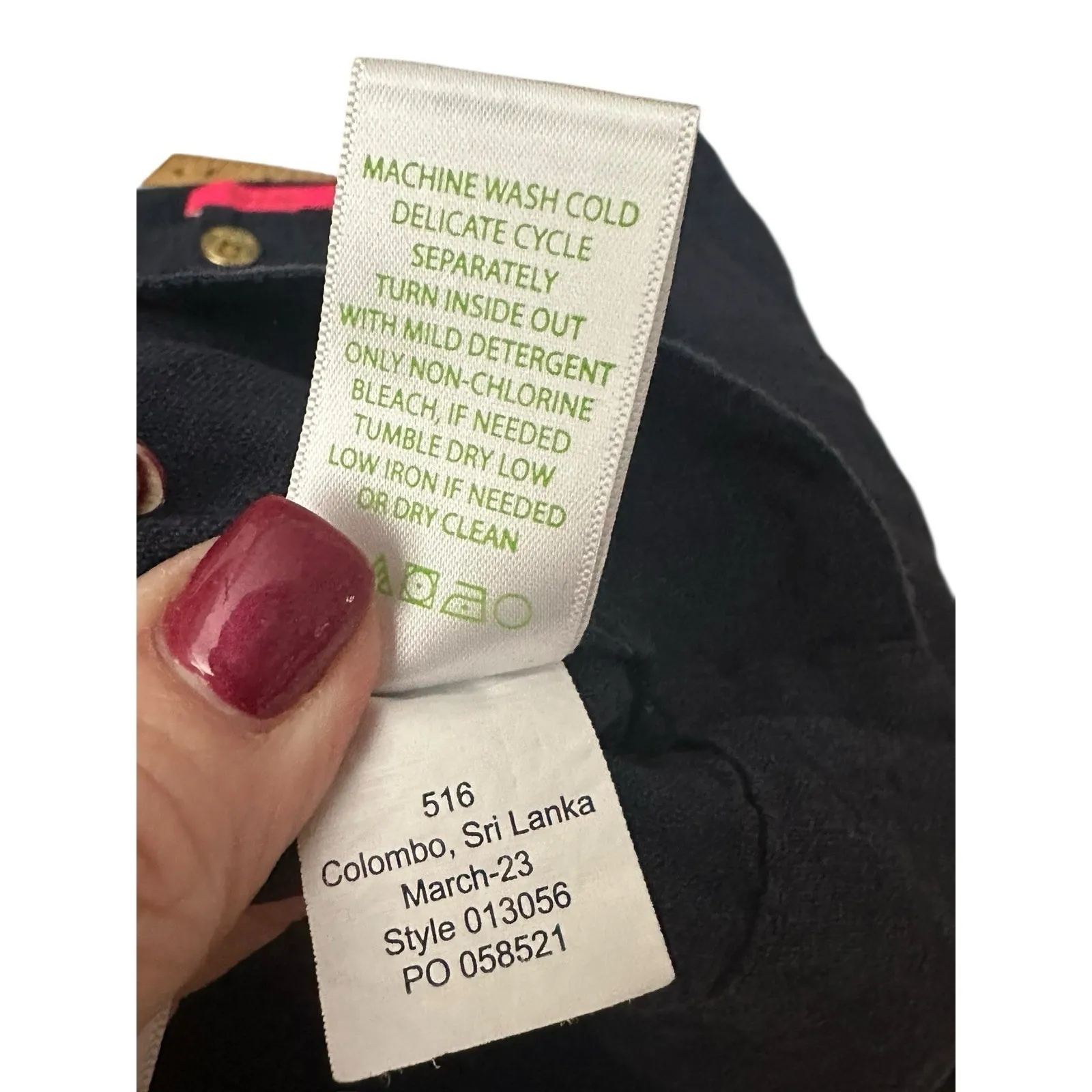 Lilly Pulitzer Pants Wide Leg 100% Linen Sz 2 Blue Pull On Resort Coastal #O8-4 - Image 9