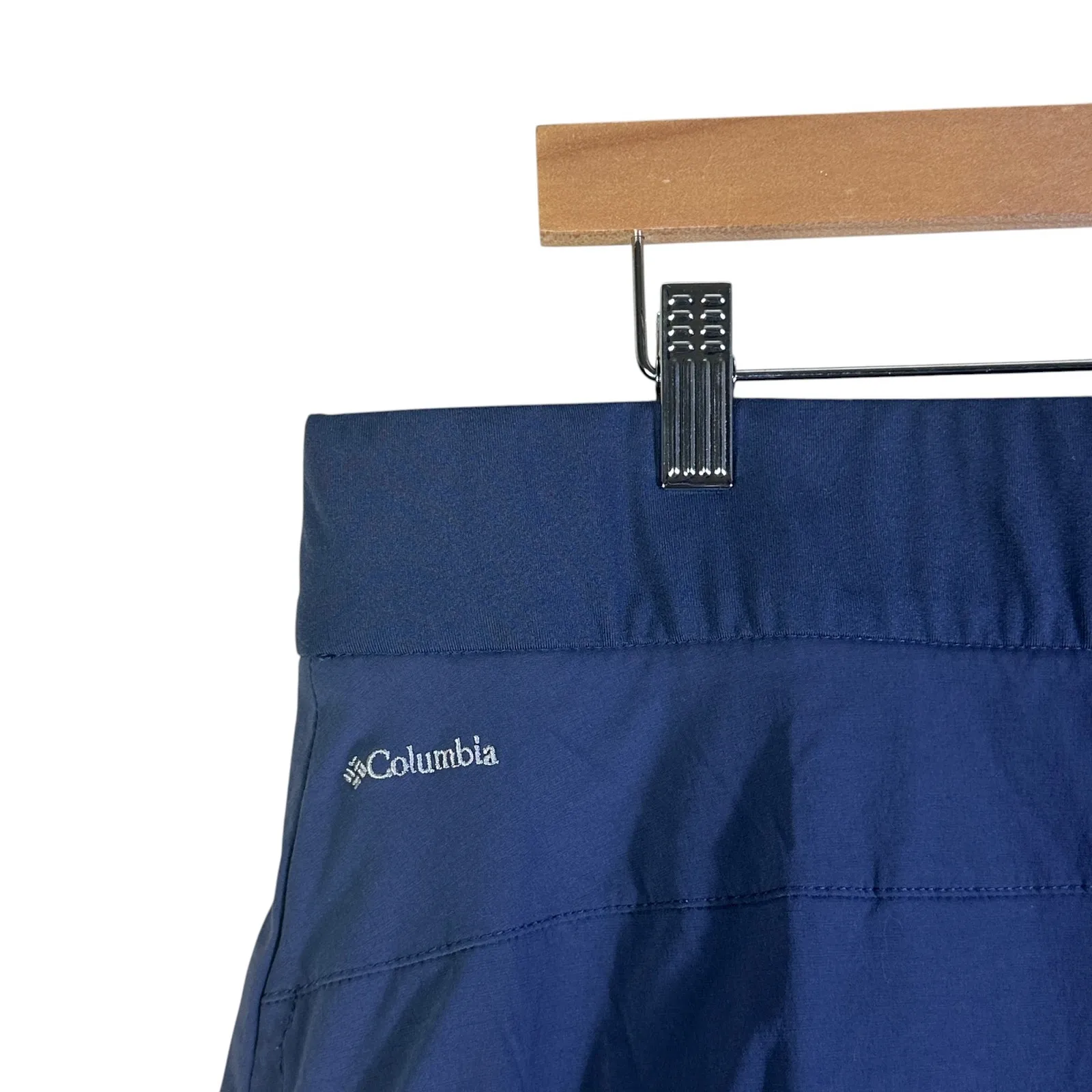 Columbia Anytime Casual Skort Womens 1X Navy Blue Omni-Shield Pockets Athleisure - Image 5