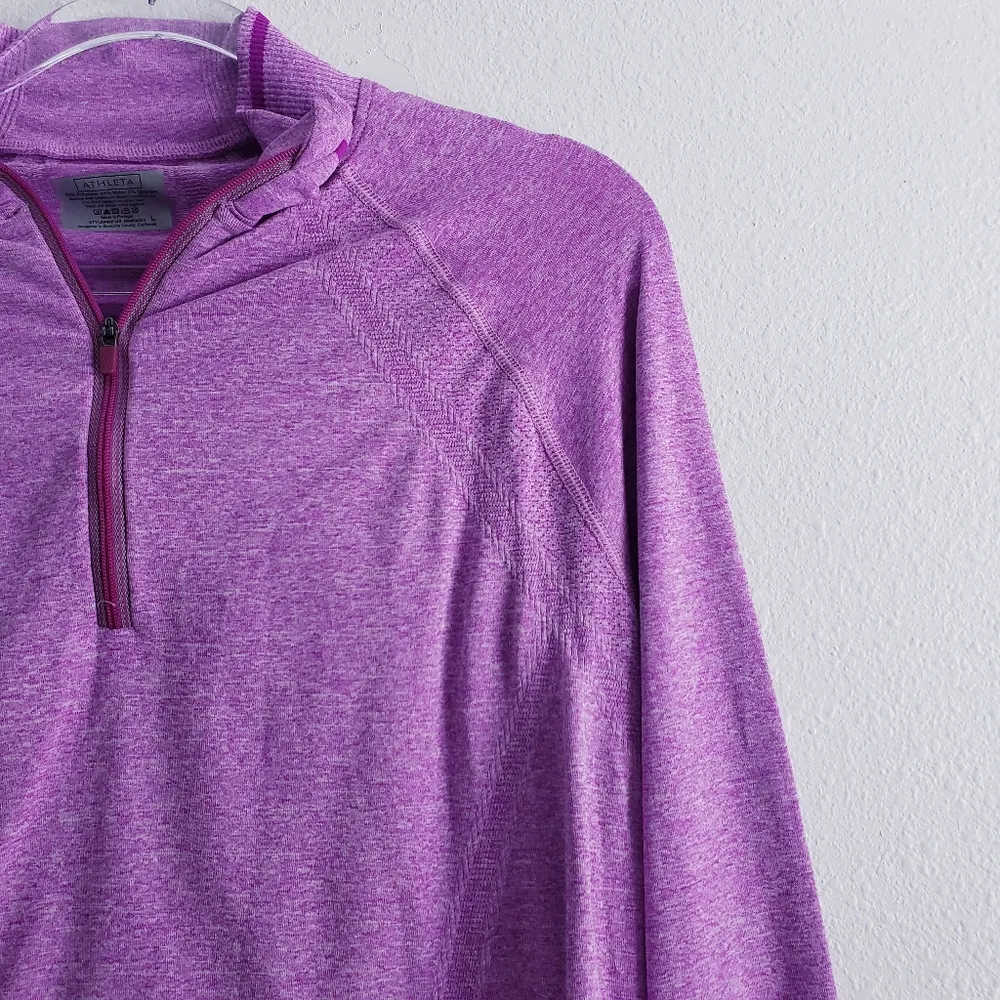 Athleta Quarter Zip Long Sleeve Athletic Sweater - Image 3
