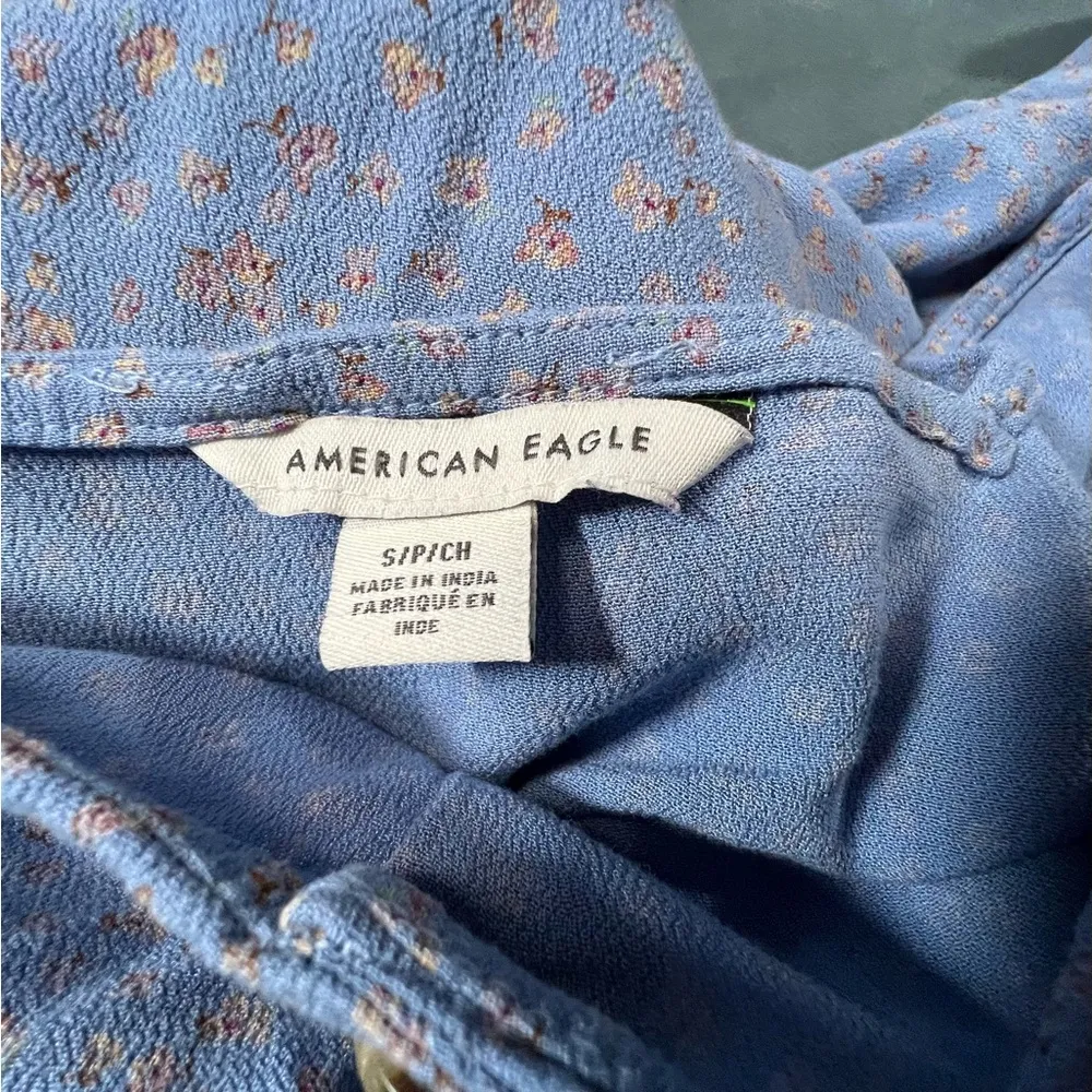 American Eagle Long Sleeve Floral Mini, Size: Small - Image 6