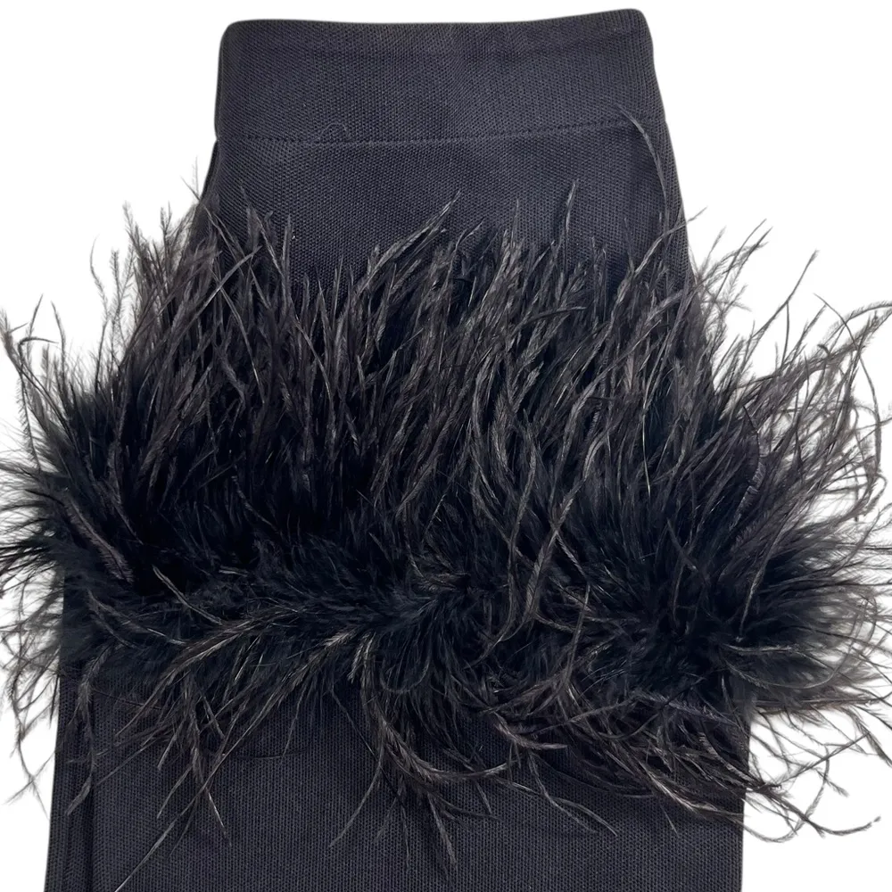 TUCKERNUCK Black Feather Compression Knit Ashford Pants Size XL - Image 5