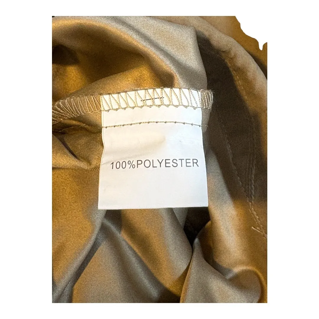 Nasty Gal‎ Jumpsuit Brown Utility Long Sleeve Belted Outfit Women Size Med/Large - Image 8