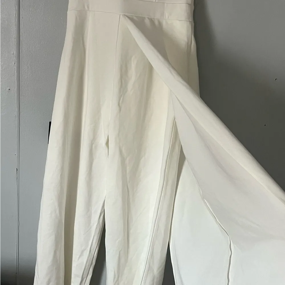 Lulu's Chic White Strapless Jumpsuit - Image 2