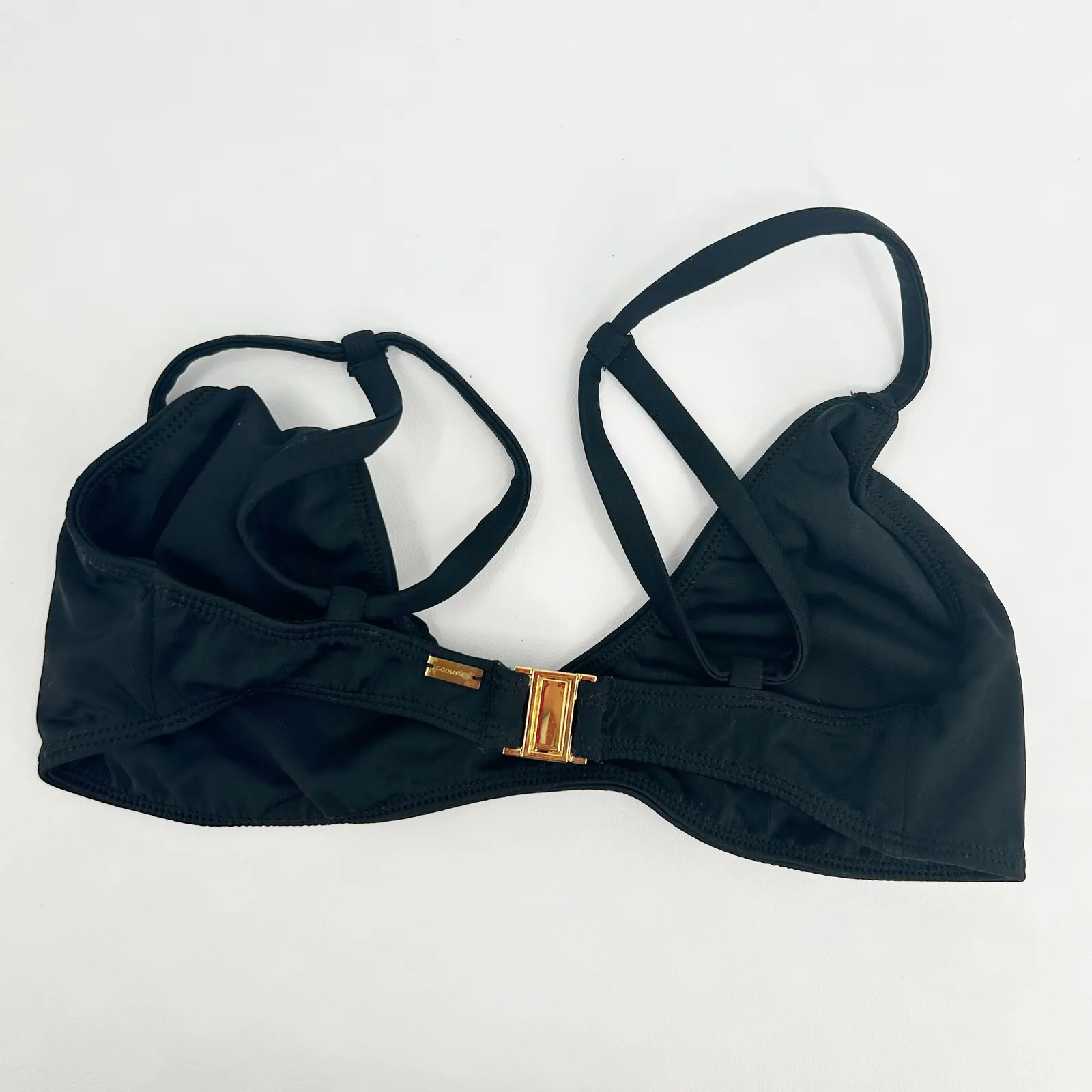 Gooseberry Womens Bundle Lot (2) So Chic Bikini Swim Tops Small Black Royal Blue - Image 10