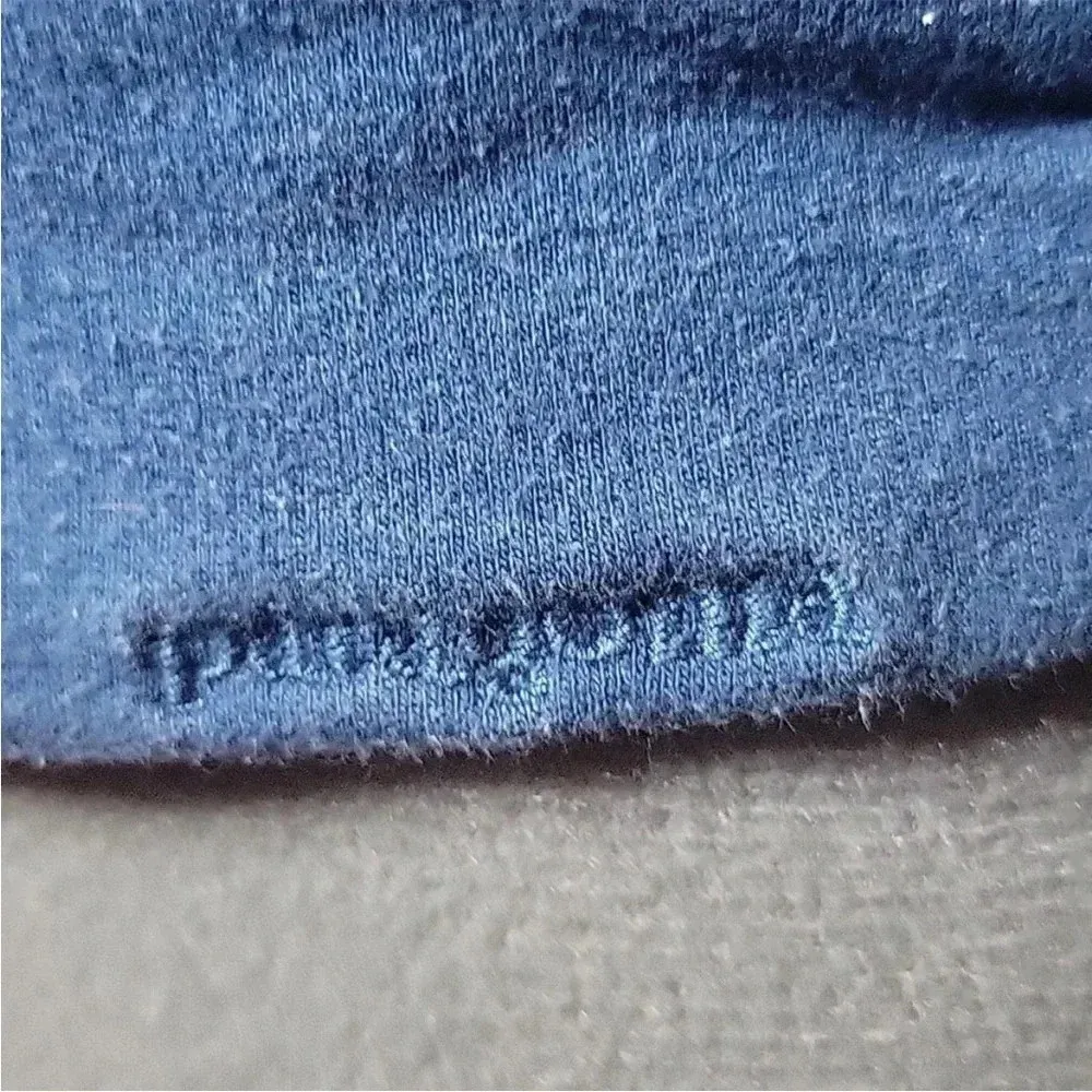 Patagonia Zip-Up Women's Blue Swell Belle Sweater Jacket Stretch Collar Small - Image 5