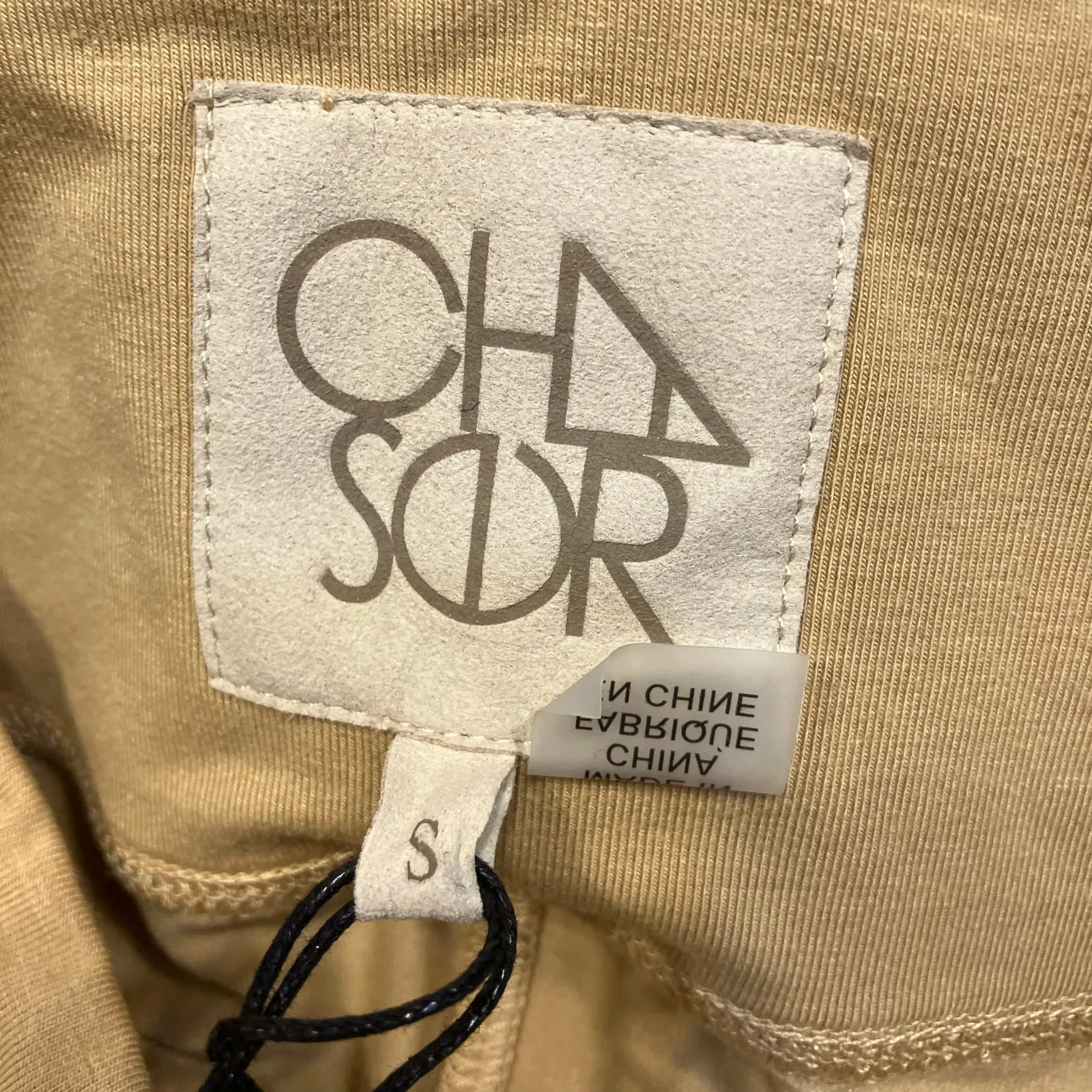 New Chaser Mid-Rise Tan Leggings Womens‎ Small Lounge Soft Neutral Minimalist - Image 7