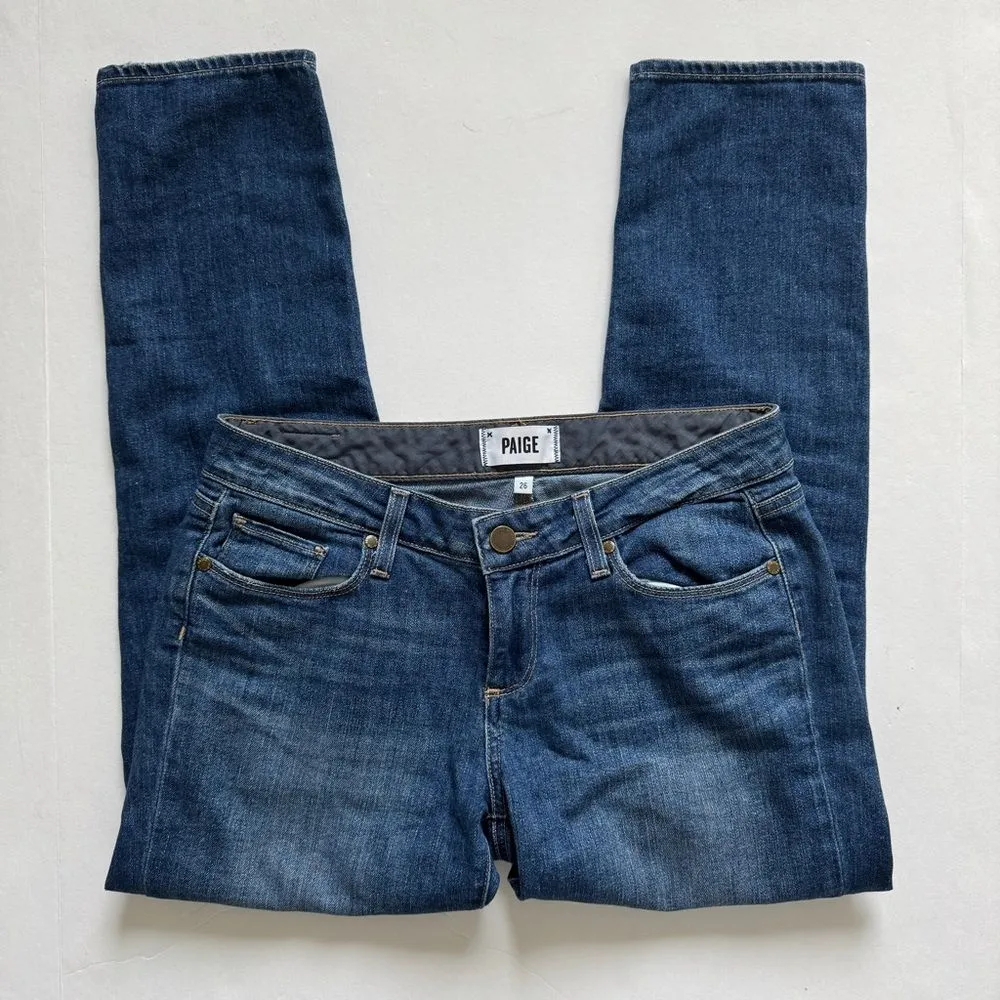 Paige Jimmy Jimmy Crop Frances Soft Jeans W2255 Women’s 26 - Image 2