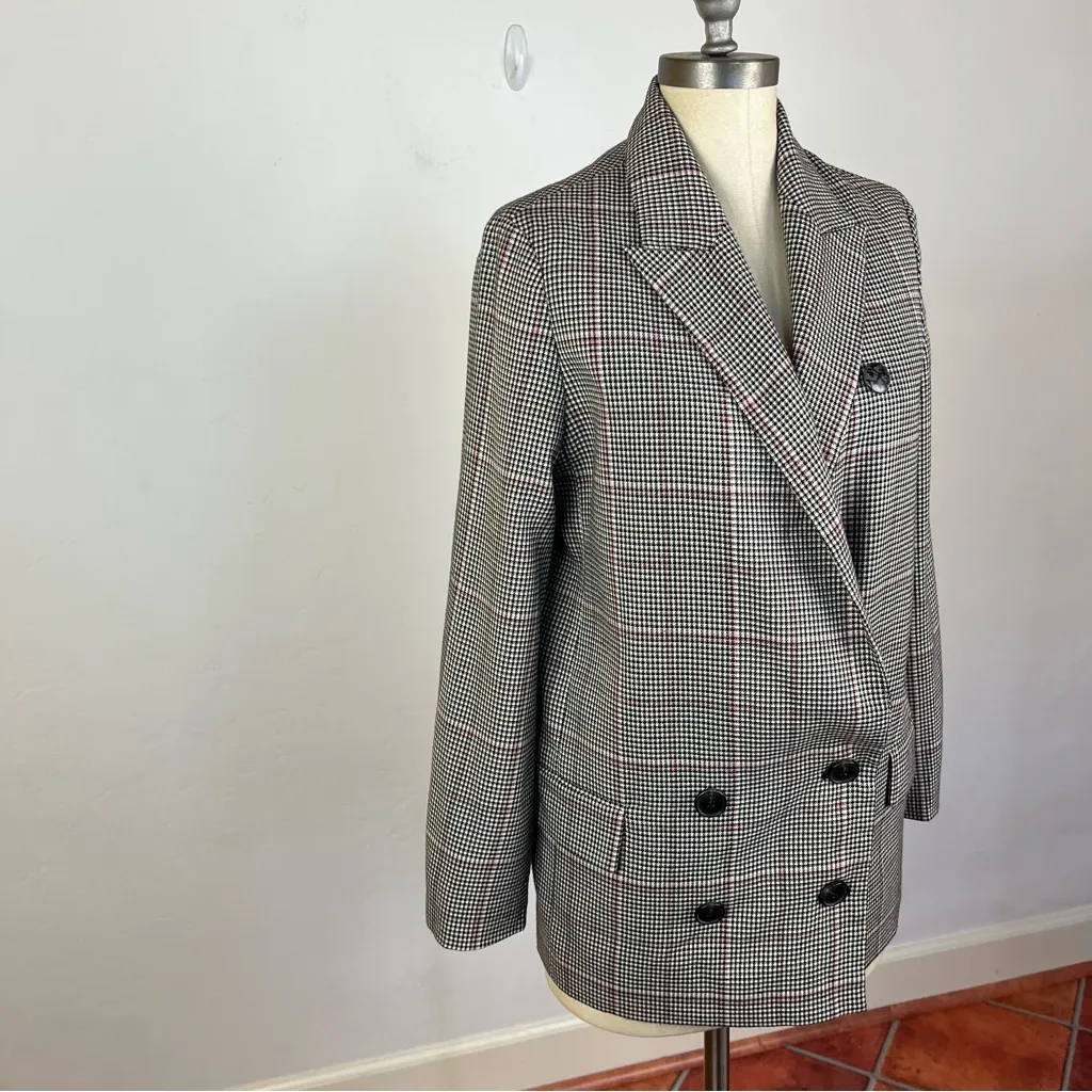 All Saints Helei Check Blazer - Image 3