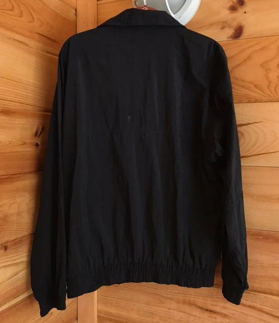 VINTAGE BLACK/PINK GRAPHIC LOGO SPELL-OUT OCEAN PACIFIC OP WINDBREAKER JACKET - Image 4