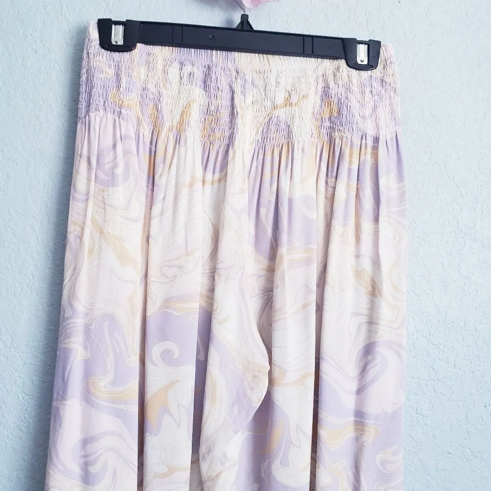 Lotus and Luna Bohemian Paisley Print Amethyst Island Harem Pants - Image 7