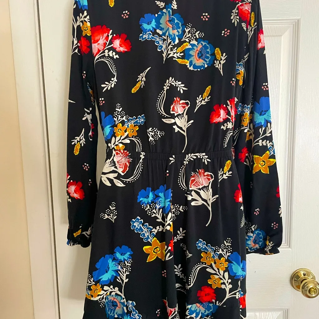 Express Long Sleeve‎ Ruffle Dress Size Medium - Image 4