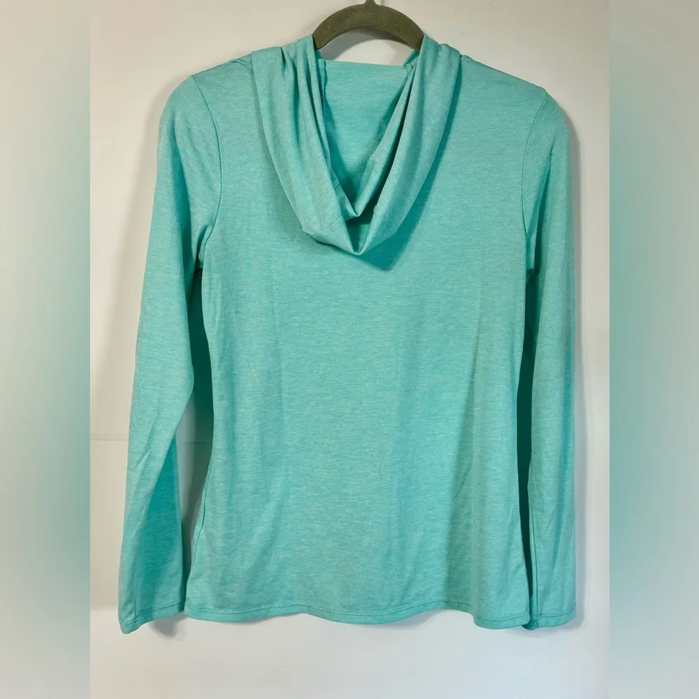 Women’s  Lightweight Drifit Hoodie Shirt Blue Size XS - Image 2