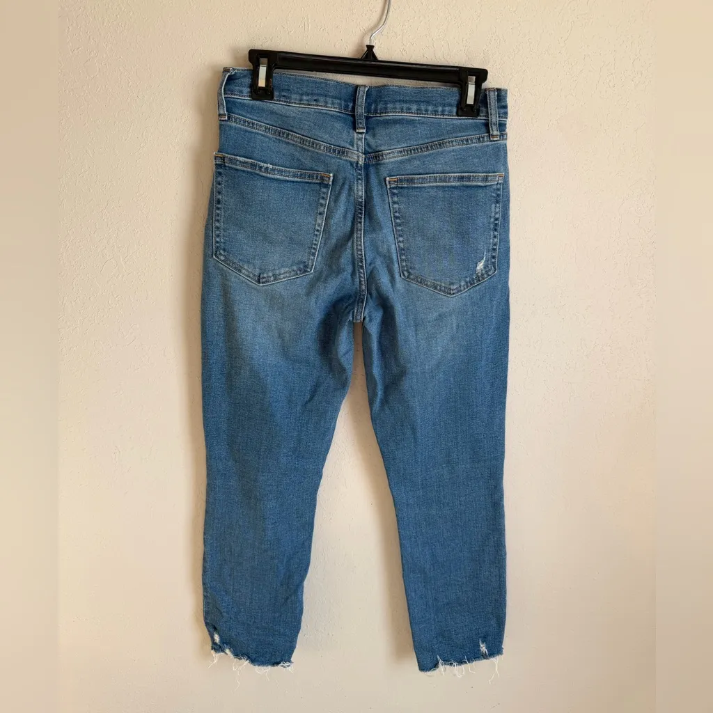 Gap Denim Cigarette Mid Wash Blue Denim High Rise Skinny Jeans Womens 6P - Image 5