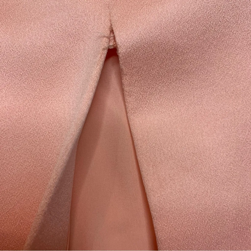 • Lavish Alice pleated corset midi dress peach size 4 - Image 6