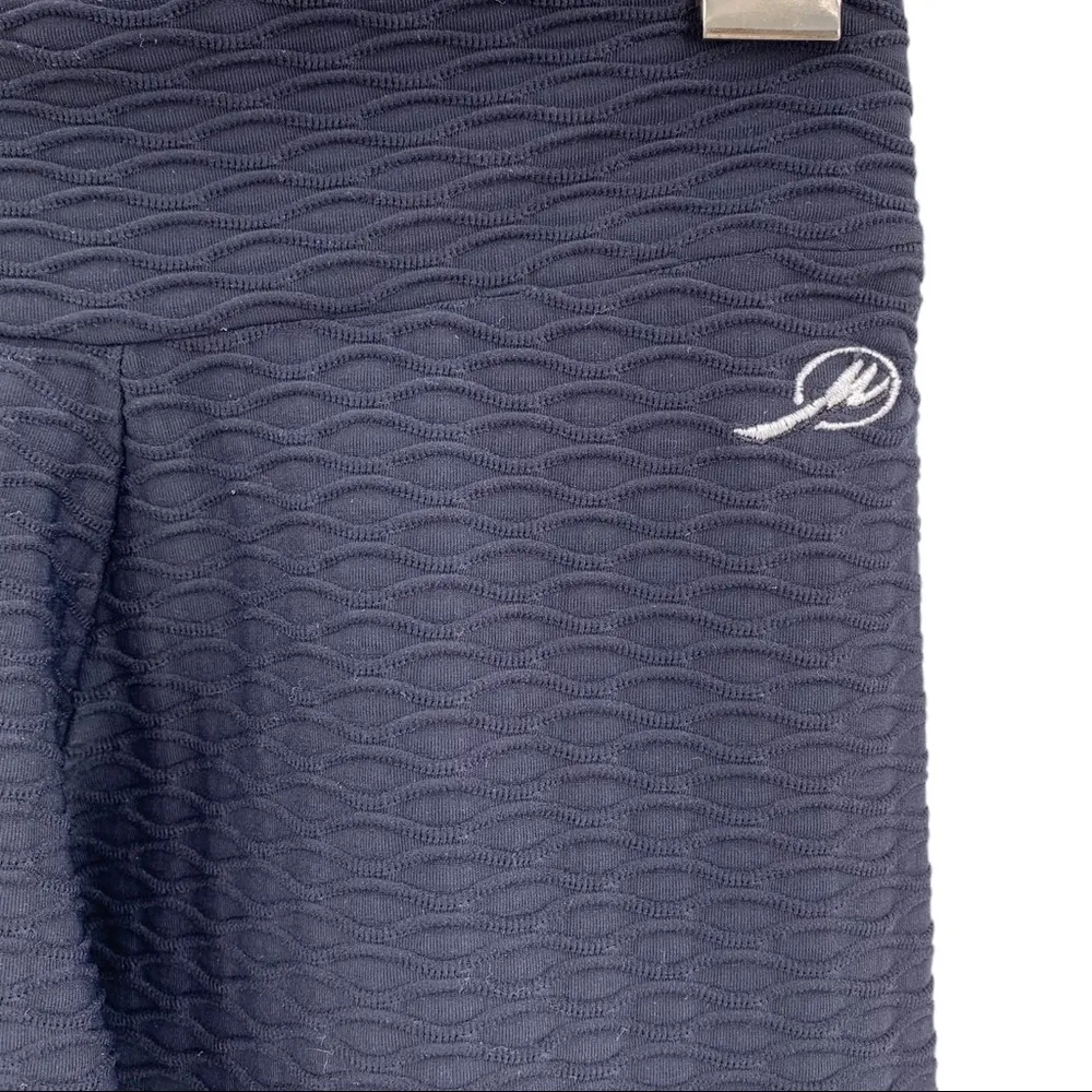 Magia Do Mar black textured cropped legging small - Image 2