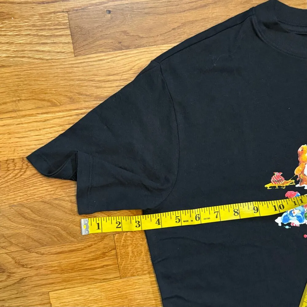 BP Women’s Small Black Care Bears Merry Christmas Holiday Short Sleeve Top - Image 4