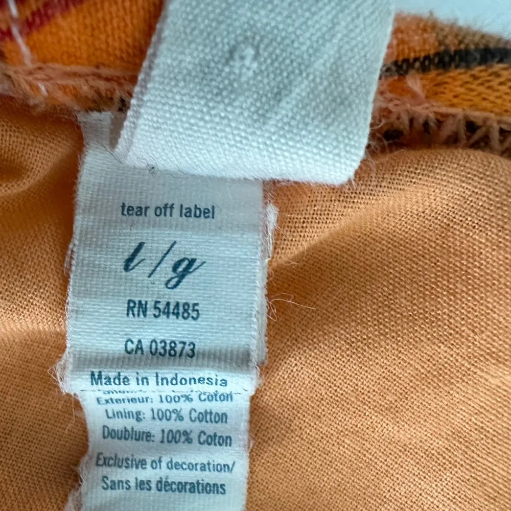 American Eagle Patchwork Plaid Bikini Y2K Vintage Orange Plaid Beaded Tie Large - Image 9