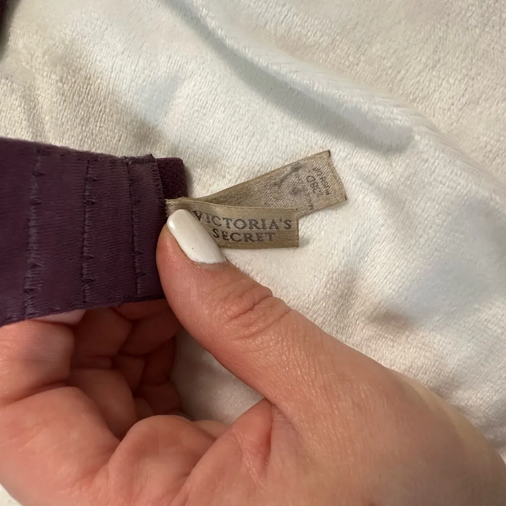 Victoria's Secret Deep Purple Lace Bra - Image 3