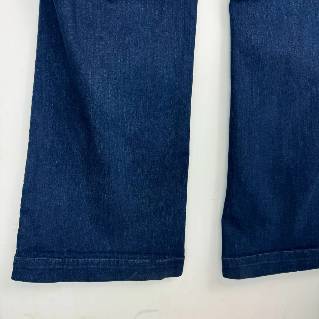 Torrid Bombshell Flare Premium Stretch High Rise Jeans Sz 22S Dark Wash - Image 14