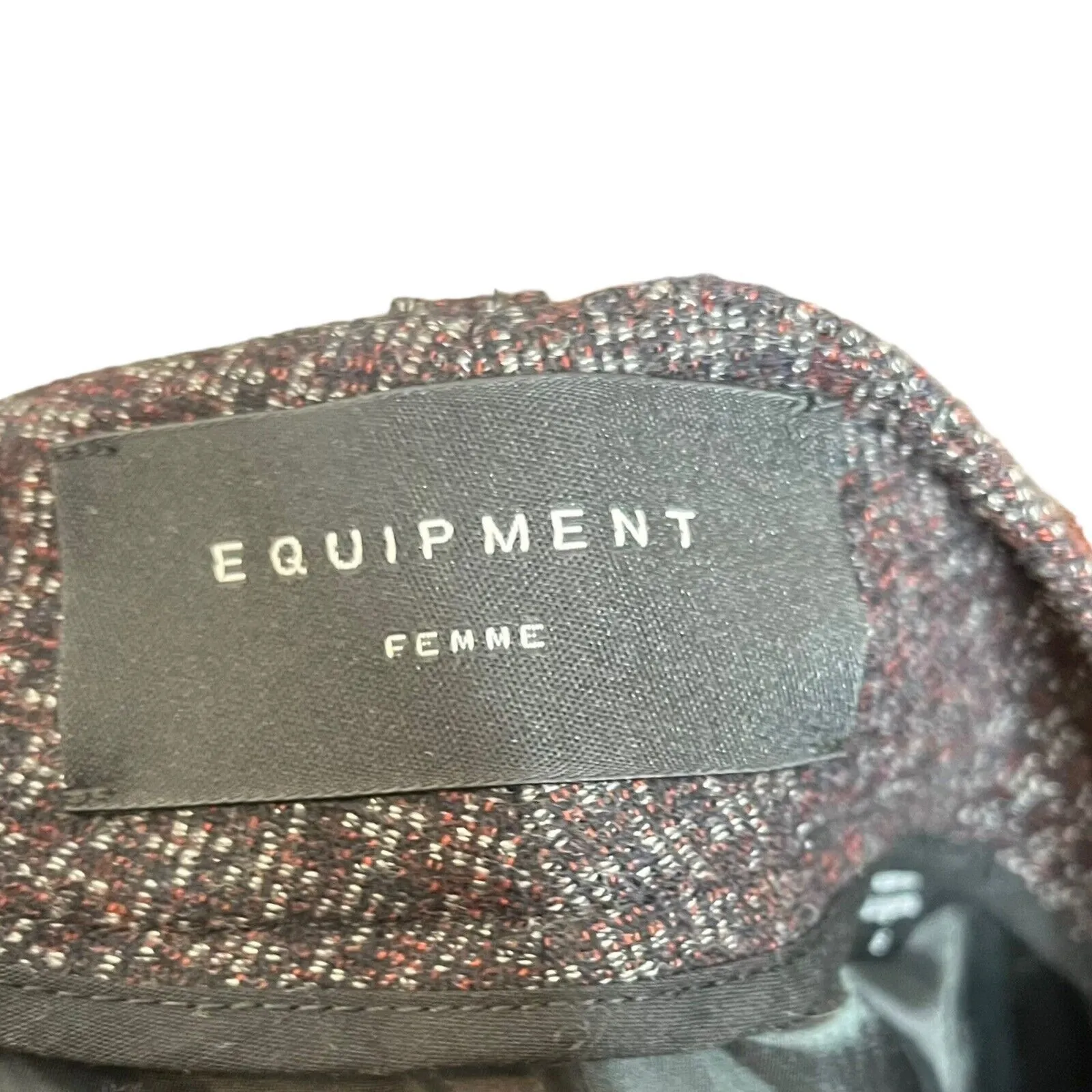 Equipment Warsaw Trouser Pants Women’s Size 8 Wool Blend Ankle Tailored Workwear - Image 11