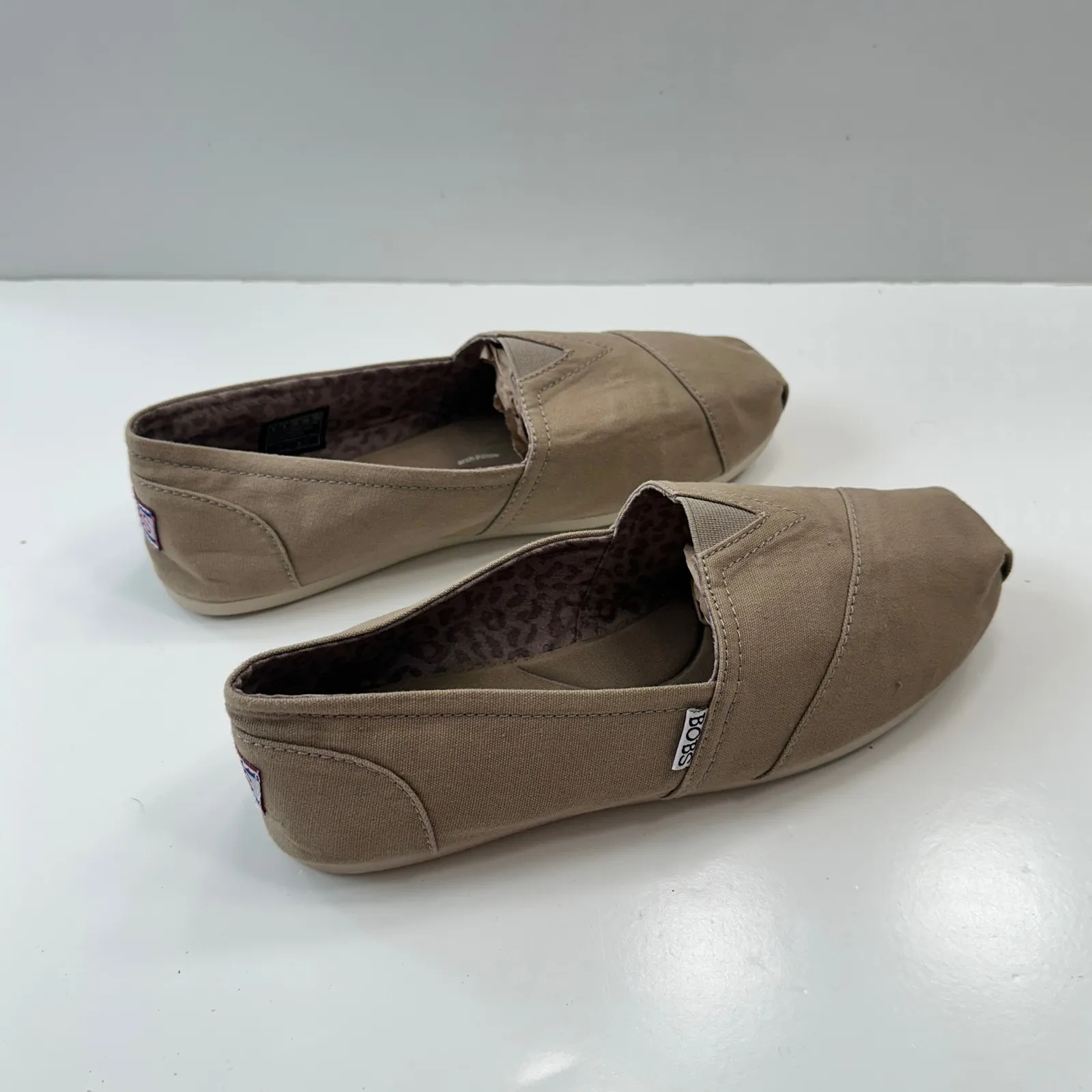 BOBS Skechers Memory Foam‎ Slip On Casual Comfort Shoes Green Women's Size 9 - Image 3