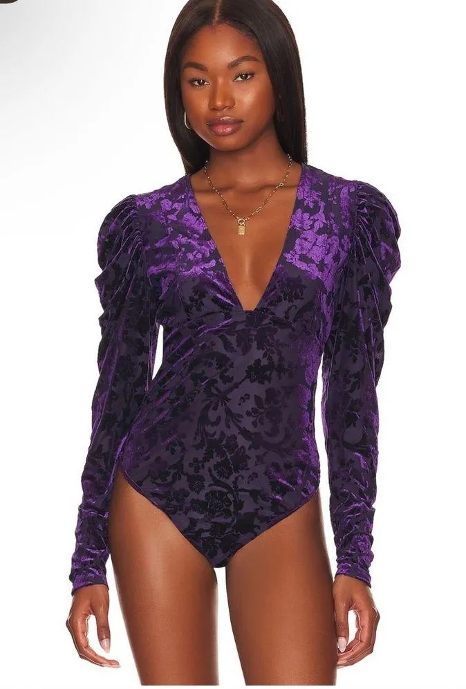NWT!!! Free people- Magic Hour Bodysuit in Deep Sea Combo - Image 2