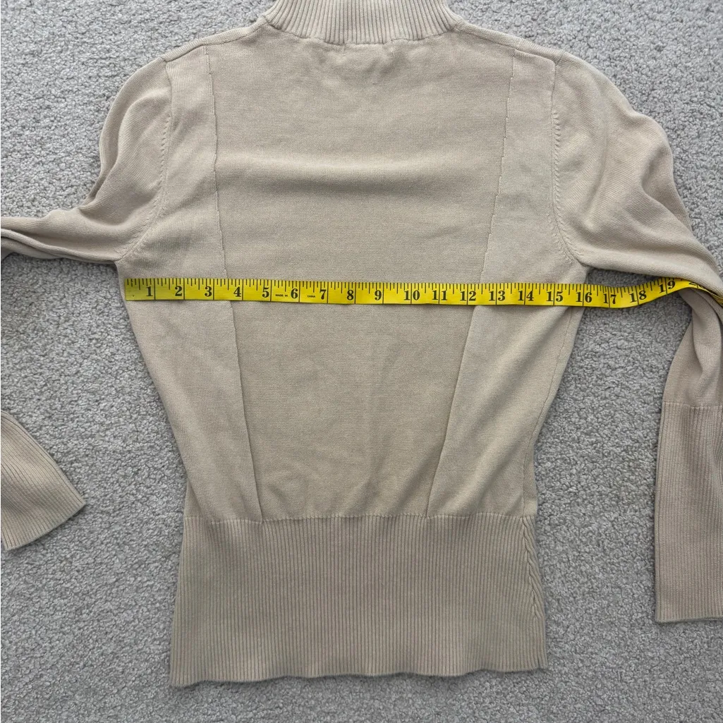 Westbound Light Tan Ribbed Sweater - Image 4