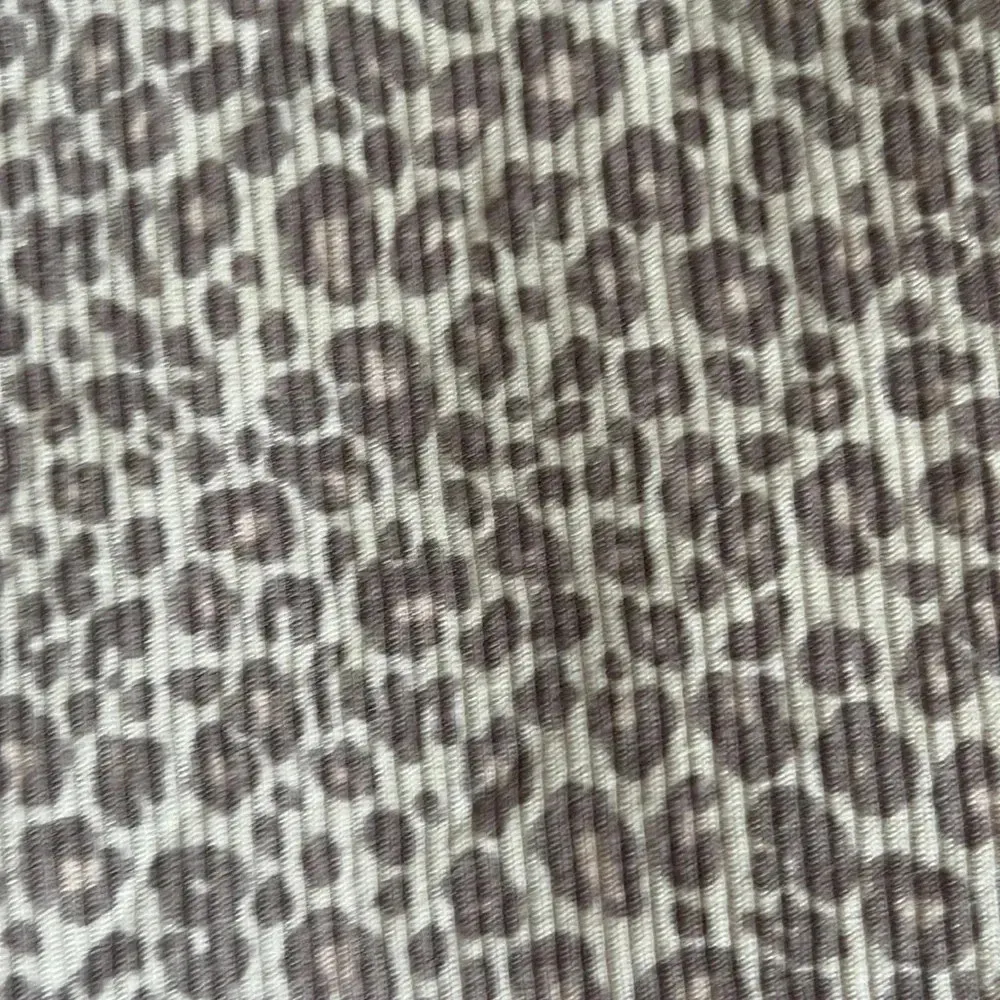 American Eagle Outfitters Soft & Sexy Rib Cheetah Print Ruffled trim Top - Image 5