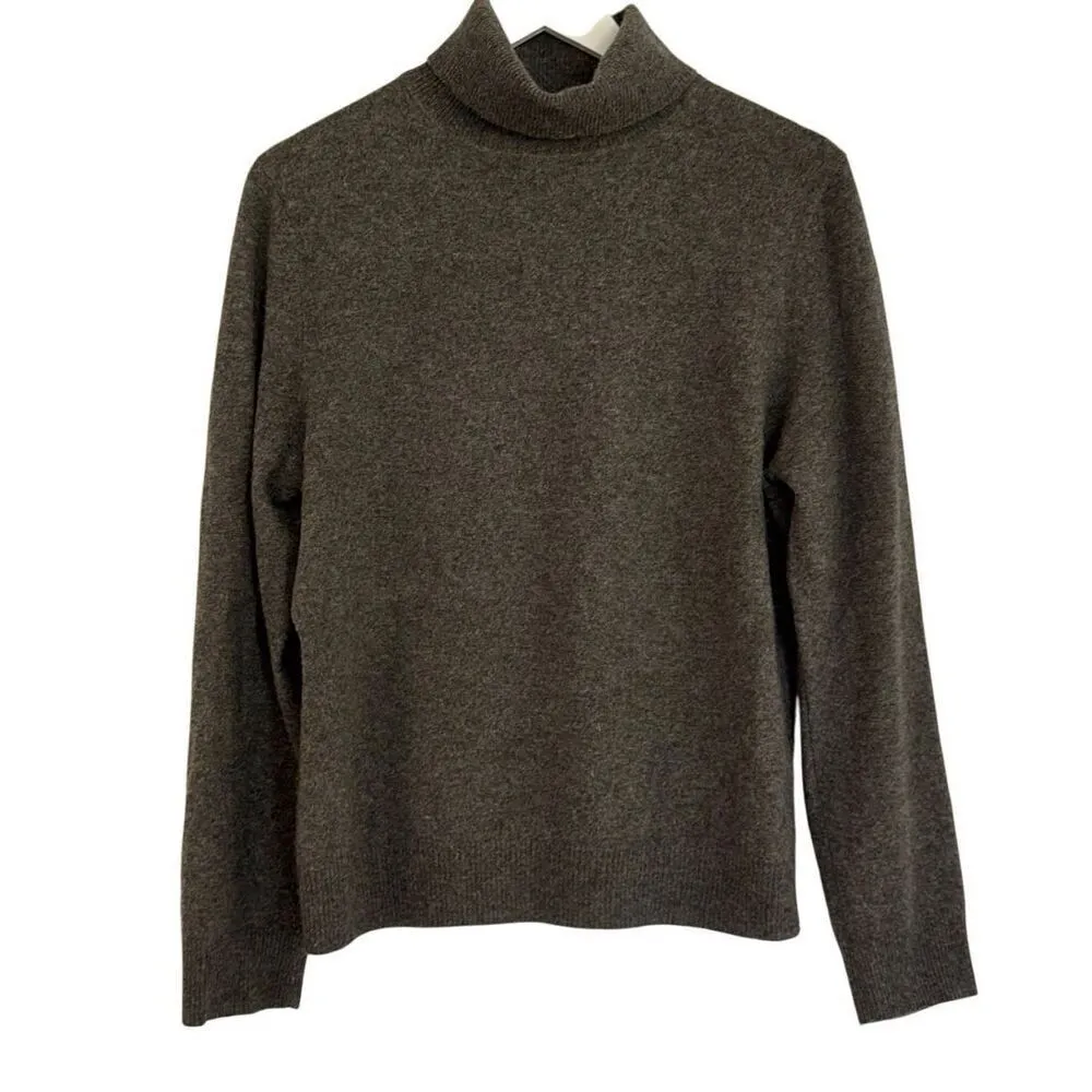 Apt. 9 100% Cashmere grey turtleneck sweater xlarge - Image 2
