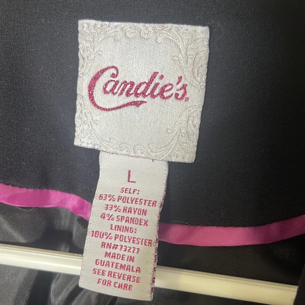 🟢 Candies black blazer jacket large - Image 5