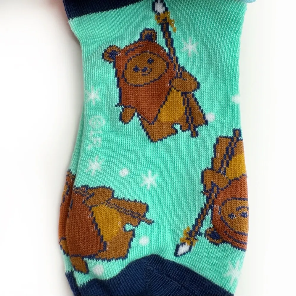 Star Wars Womens No Show Socks Darth Vader Ewok Storm Trooper Princess Leia Gift - Image 8