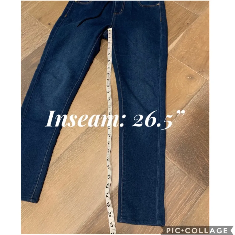 Pull on drawstring waist jeans size 7 short - Image 9