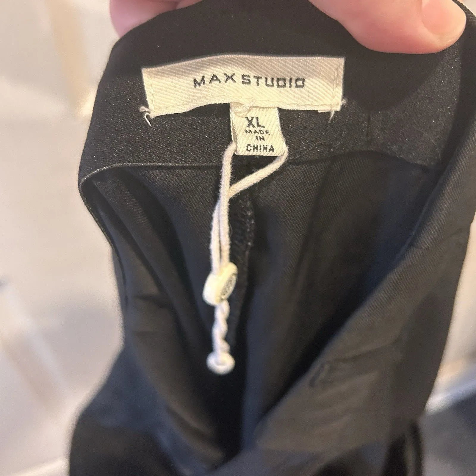 NWOT Max Studio Black High Waisted Shorts Size XL Resort‎ Vacation Summer Casual - Image 5