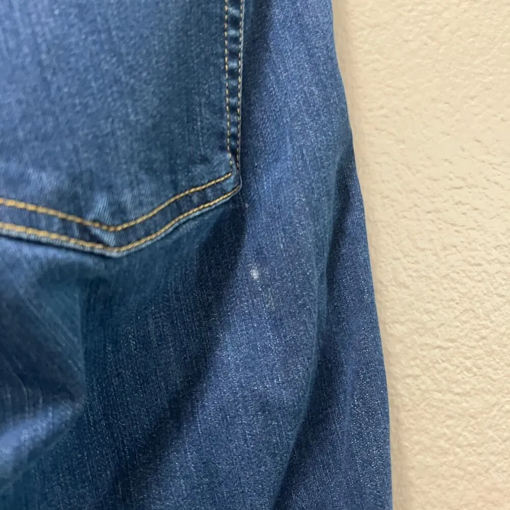 Rock & Republic Denim Rx Berlin Skinny Jeans Blue Dark Wash Cotton Stretch Sz 14 - Image 8