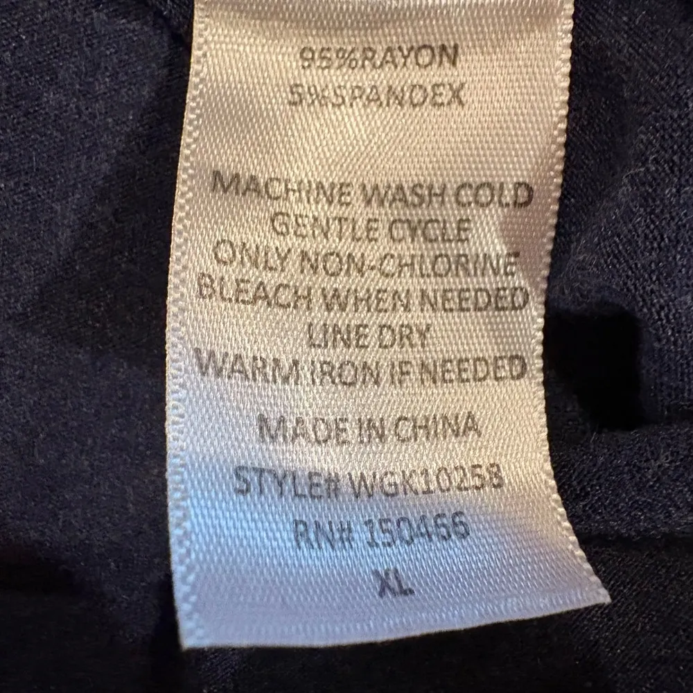 Market & Spruce Merritt one Pocket Knit Tank Top Navy size women’s XL - Image 6