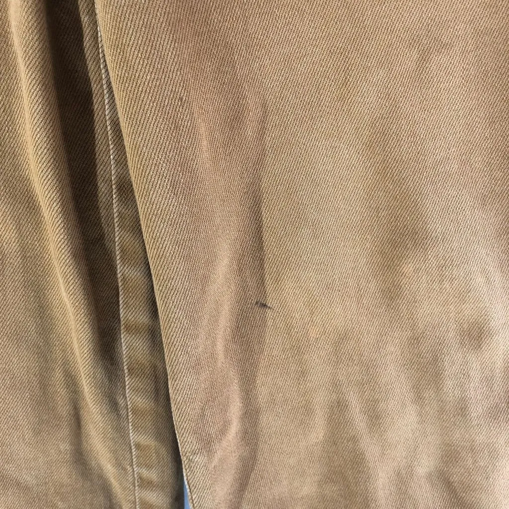 Everlane Womens Wide Leg Crop Pants Twill Cotton Stretch Brown 00 - Image 3