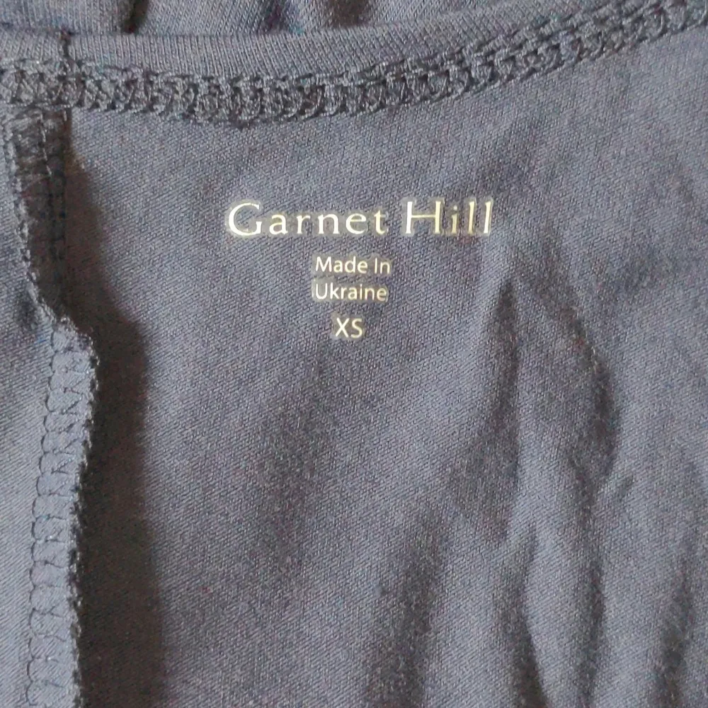 Garnet Hill Knit Trapeze Dress in Blue – Size XS – GUC - Image 5