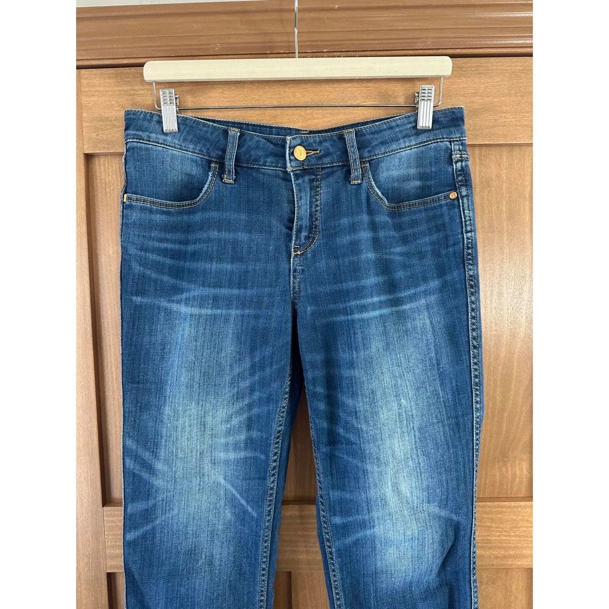 Anthropologie Pilcro & The Letterpress Stet Mid Rise Cropped Jeans Women’s sz 29 - Image 3