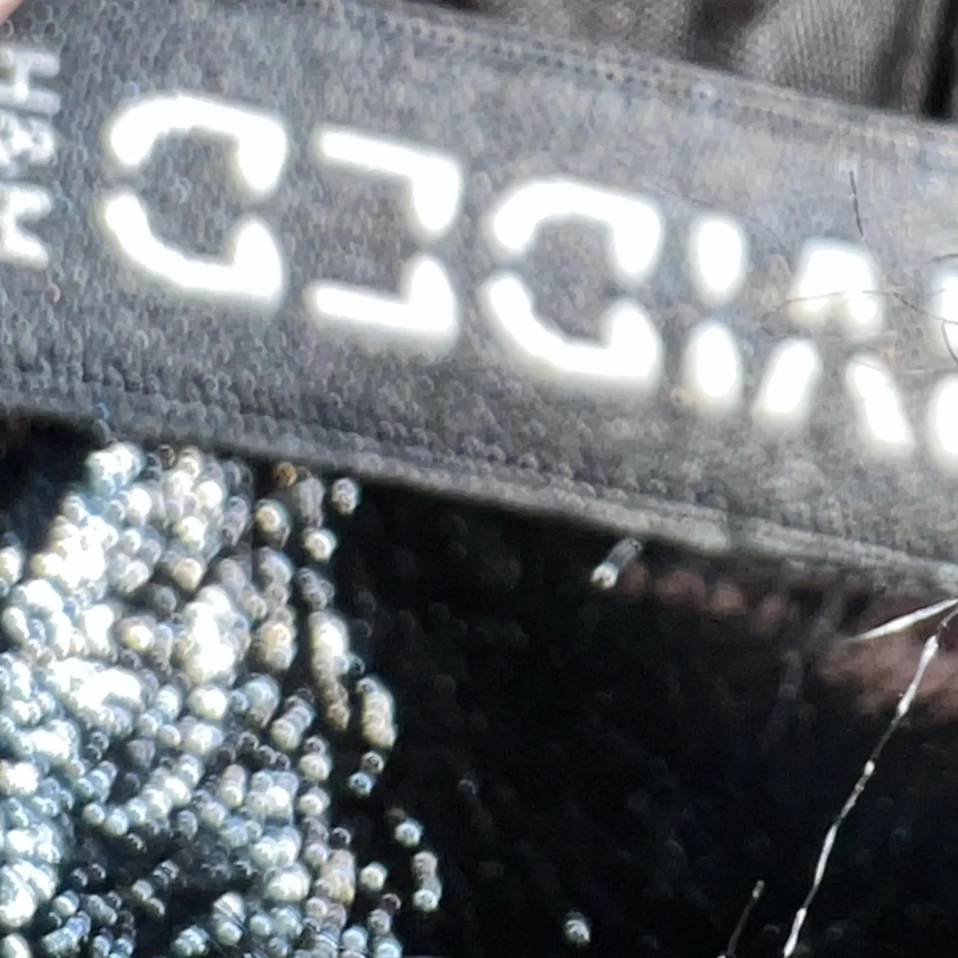 Divided  Black patten Leather cropped Jacket with Faux Fur Trim - Image 12