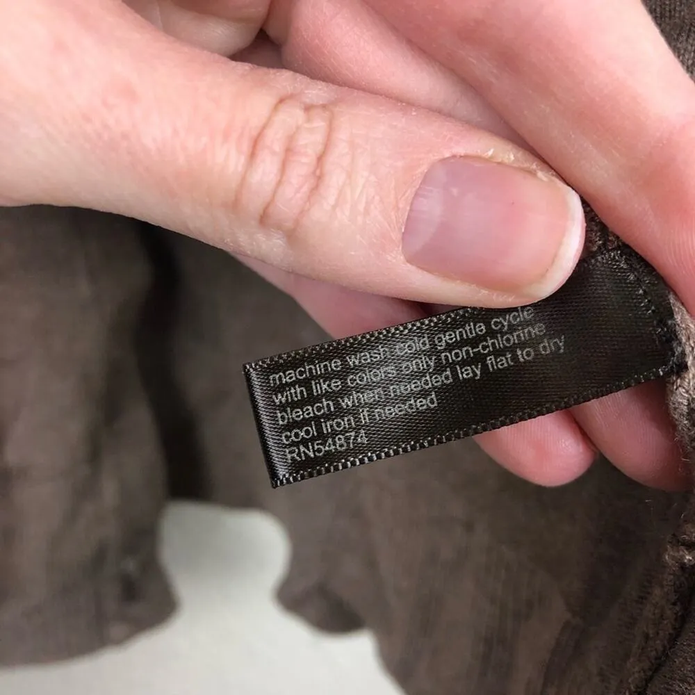 The Limited Brown Button Front Knit Cardigan Sweater Womens XS Academia Buttons - Image 5