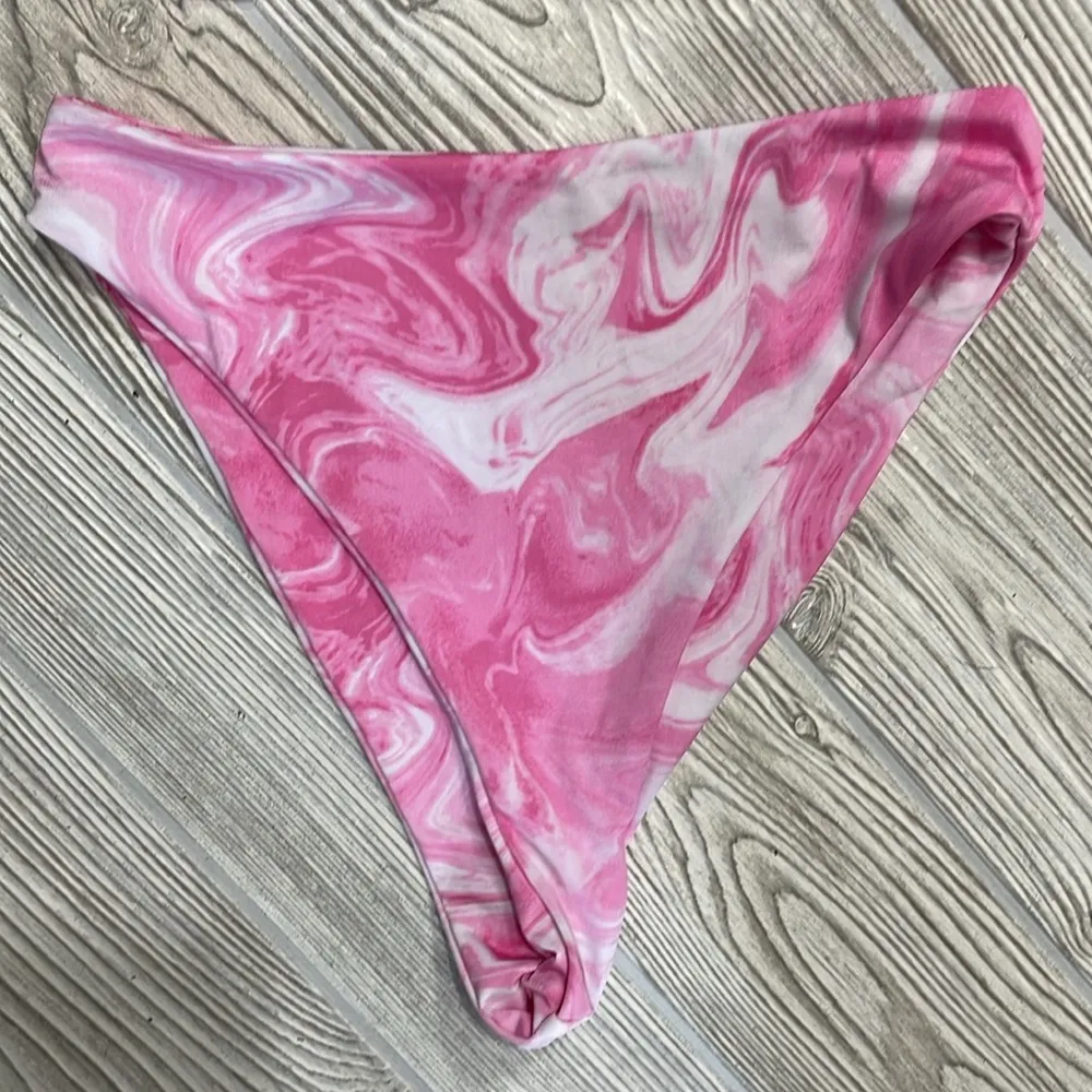 Naked Wardrobe Pink Swirl Bikini Set - Image 8